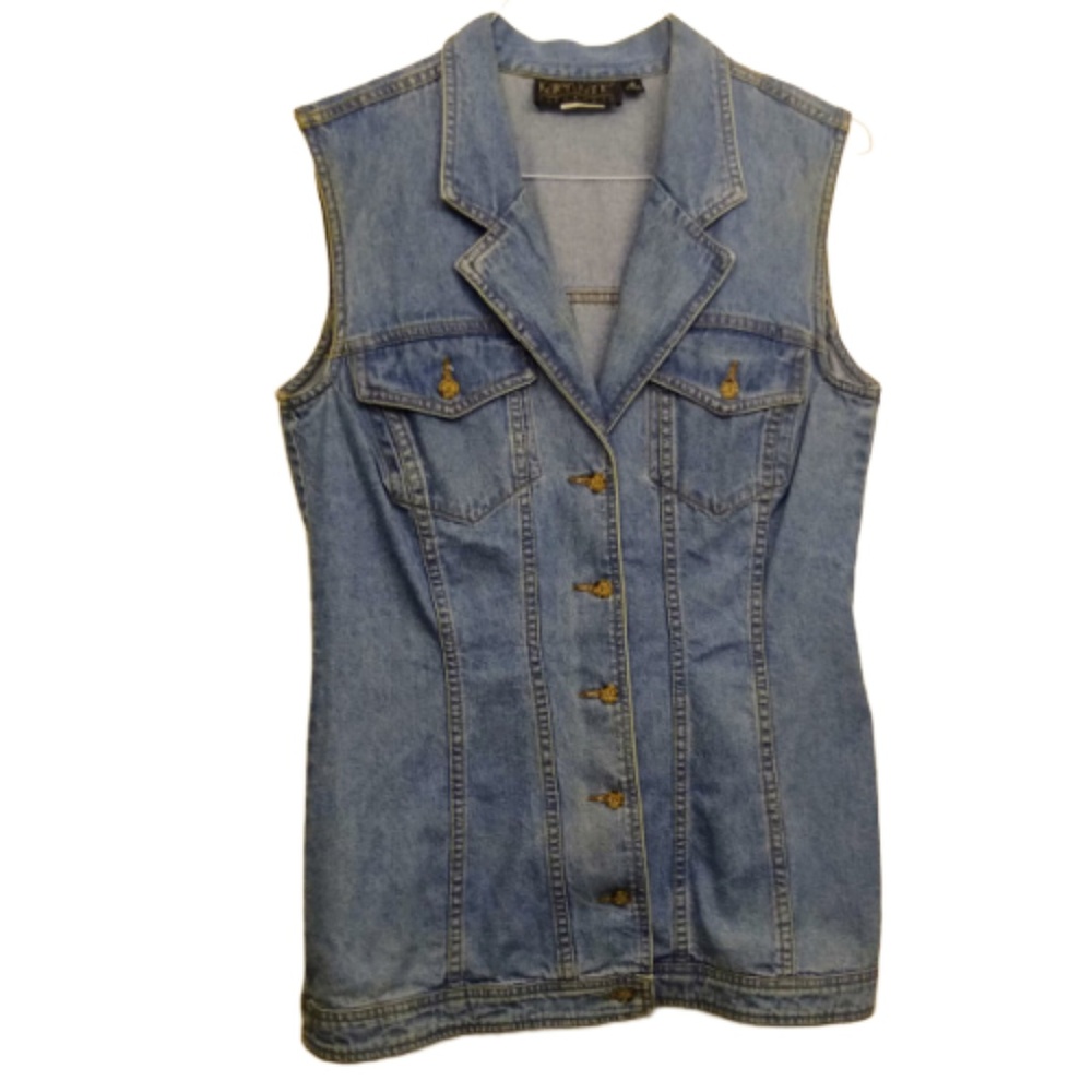 Karen Kane Denim Vest, sz 12